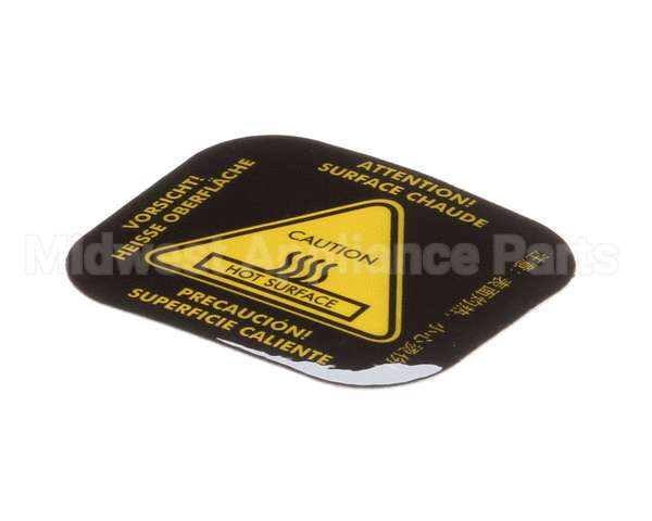 LA-3087 Alto Shaam Label,Caution,Hot,Warning