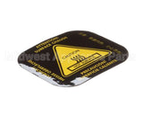 LA-3087 Alto Shaam Label,Caution,Hot,Warning