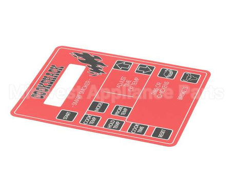 LA152 Cookshack Key Pad Label