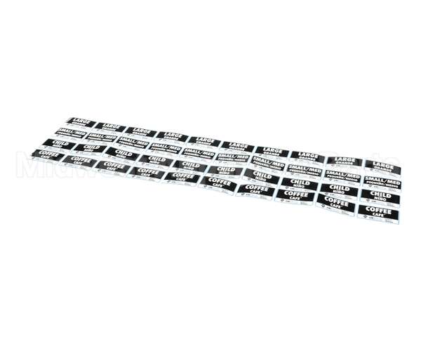 LBL999 Vollrath 10 Ea Mcdonalds Labels