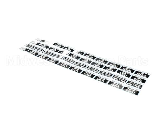 LBL999 Vollrath 10 Ea Mcdonalds Labels