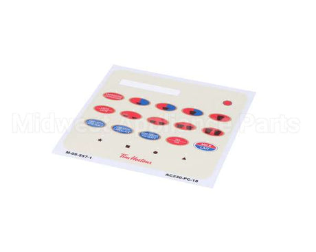 M-06-557-1-SP Sure Shot-Ac Dispensing Decal, Overlay