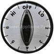 M169F Compatible Grindmaster Knob 2 D, Off-Lo-2-6-Hi