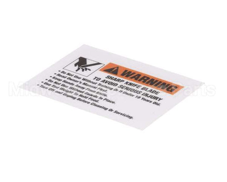 M91022 Globe Warning Label (C/G Series)