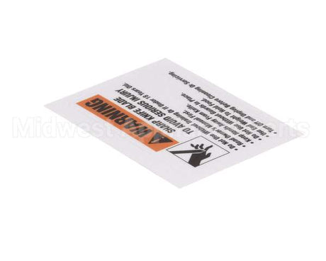 M91022 Globe Warning Label (C/G Series)