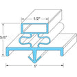 MCC14498 Compatible McCall Door Gasket 20-1/2" X 25-1/2"