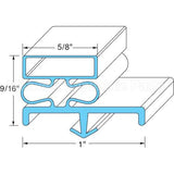 MCC606 Compatible McCall Door Gasket 23" X 60 1/2"