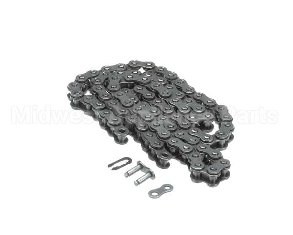 ME61-0058 Hot Rocks Oven Riveted Roller Chain #35 82 Link In Tota