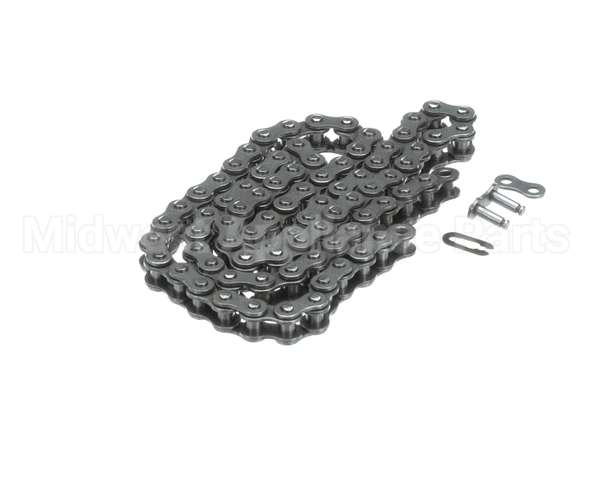 ME61-0058 Hot Rocks Oven Riveted Roller Chain #35 82 Link In Tota