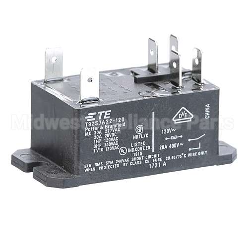 MER340089 Compatible Delfield Relay, Power, 120V 30A