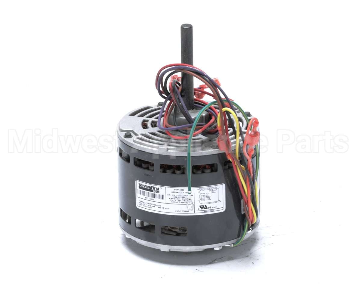 MOT18822 Trane 208-230V1Ph 1/3Hp 1075Rpm 2Spd