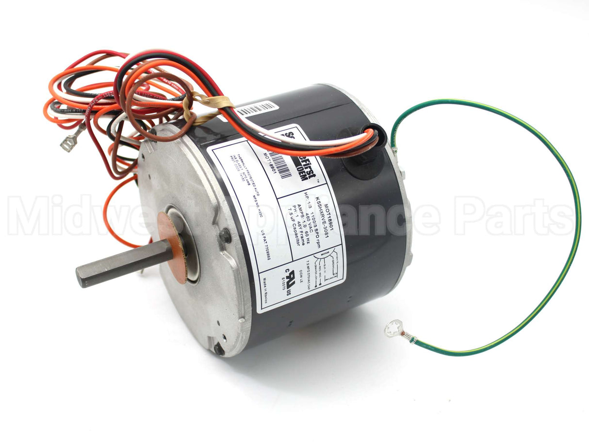 MOT18901 Trane 460V1Ph 1/3Hp 1100Rpm Motor