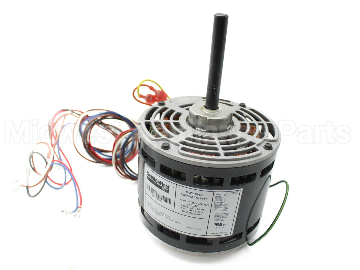 MOT18969 Trane 277V 1/3Hp 1030Rpm 3Spd Motor