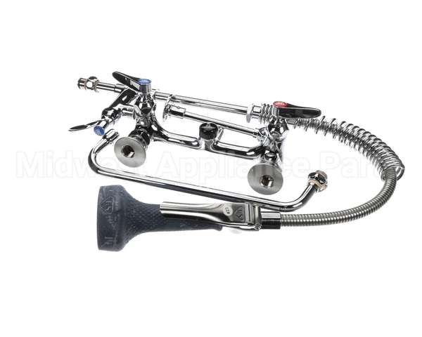 MPR-8WLN-12 T&S Brass Minipru: 8 Wall Mount Faucet W B0108