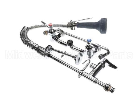 MPR-8WLN-12 T&S Brass Minipru: 8 Wall Mount Faucet W B0108