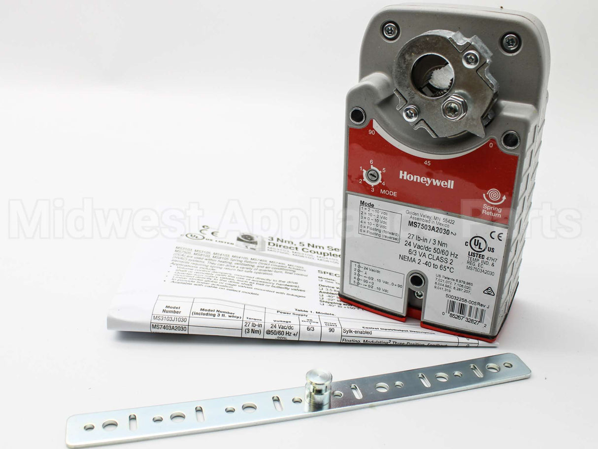 MS7503A2030 Honeywell 90S 0/2-10Vdcs/R Dca W/Feedb