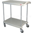 MY1627-24G Compatible Intermetro Cart, Utility, 2 Shelf, Gray