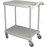 MY1627-24G Compatible Intermetro Cart, Utility, 2 Shelf, Gray