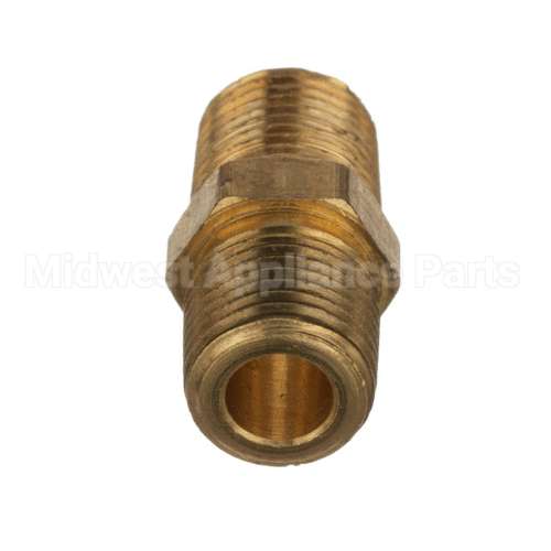 N007 Edlund Nipple, 1/8 Npt Brass Hex (Vmi