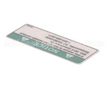 N0165 Bki Decal, Notice Lost Manual