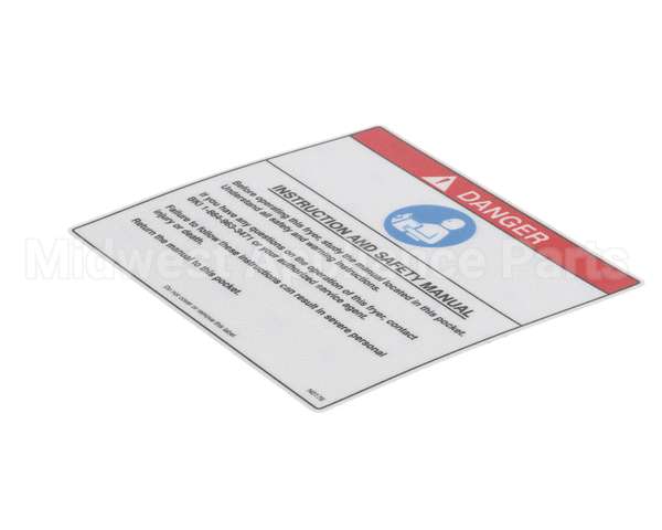 N0176 Bki Decal, Instr Safety Manual