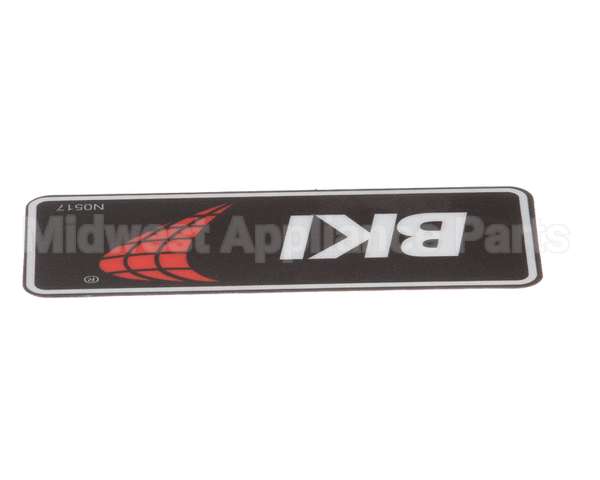 N0517 Bki Decal, Bki Logo, Adhesive Back
