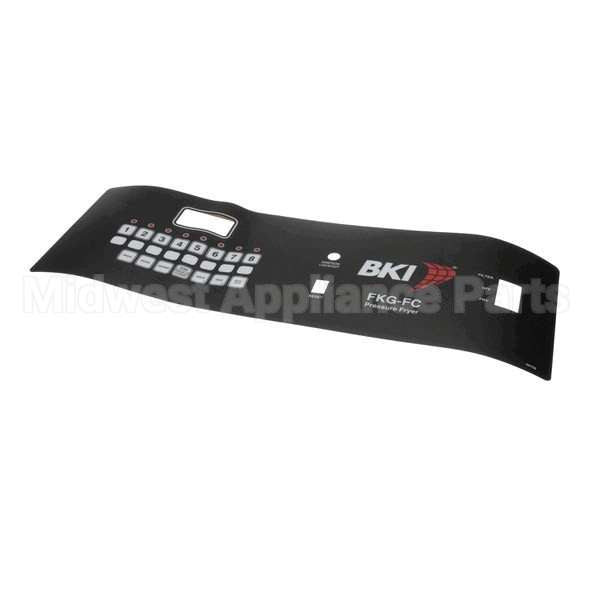 N0708 Compatible BKI Decal, Control Panel, Fkg-Fc, Boil Out