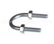 N70636 Groen U Bolt 1/2 Pipe, Steel, Zn Plated