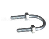 N70636 Groen U Bolt 1/2 Pipe, Steel, Zn Plated
