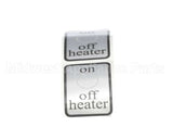 N955AL Grindmaster Cecilware Label On/Off Heater - Gb/C2000