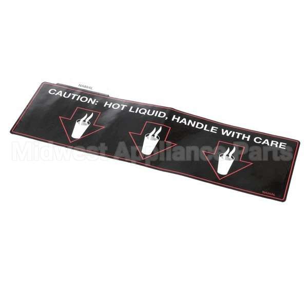 NA88AL Compatible Grindmaster Label Hot Liquid - Gb3 S/Java