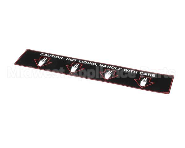 NA93AL Grindmaster Cecilware Label Hot Liquid-Gb4D/M/S