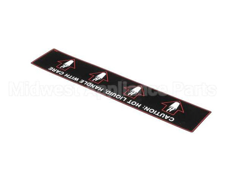 NA93AL Grindmaster Cecilware Label Hot Liquid-Gb4D/M/S