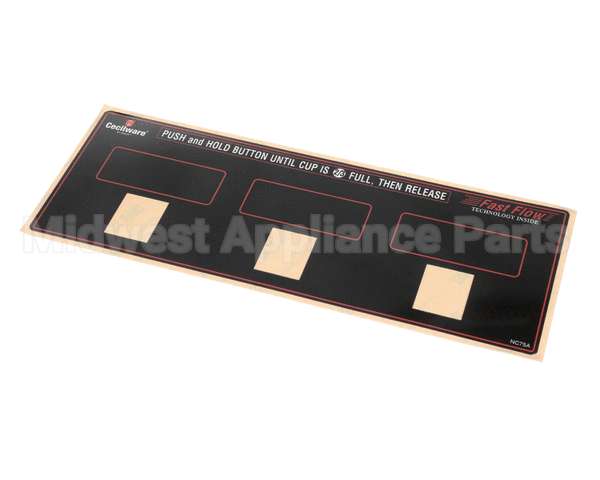 NC75AL Grindmaster Cecilware Label Switch Panel Gb3M/M10/3P