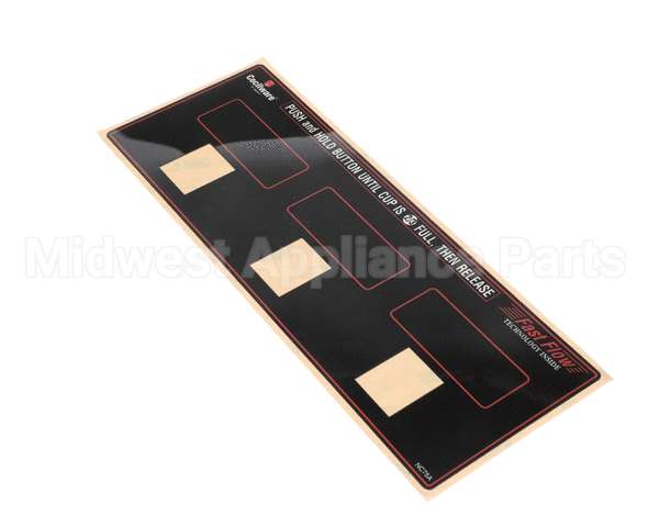 NC75AL Grindmaster Cecilware Label Switch Panel Gb3M/M10/3P