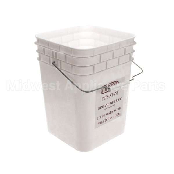 NC9089 Compatible Nieco Grease Pail W/O Lid 4 Ga L. W/L