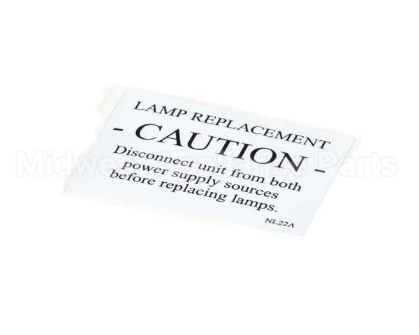 NL22AL Grindmaster Cecilware Label Caution (4) Gb8M