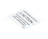 NL22AL Grindmaster Cecilware Label Caution (4) Gb8M