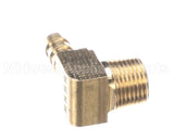 NT1555 Groen Brass Elbow Fitting- Hose Barb X 90 Degr