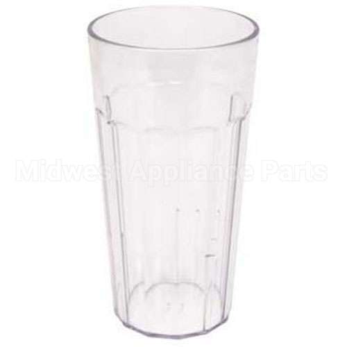 NT20152 Compatible Cambro Tumbler, Fluted (22 Oz, Clear)