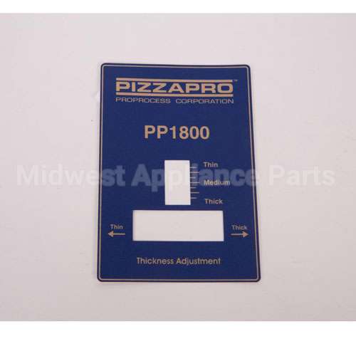 OPROPP180010 Compatible Doughpro Pp180 Thickness Adj Overlay