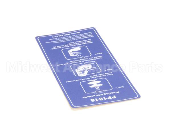 OPROPP181810 Doughpro Proluxe Overlay,Pressing Instructions,