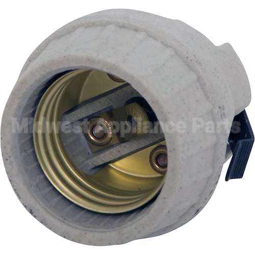 P1056A Compatible Bakers Pride Socket, Bulb Snap In Ceramic