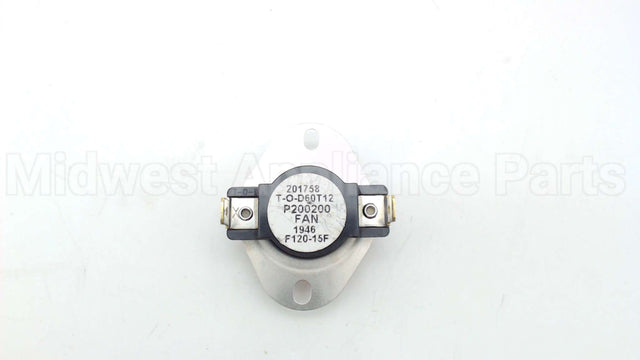 P200200 Williams Comfort Products 120F 15F Dif Fan Switch