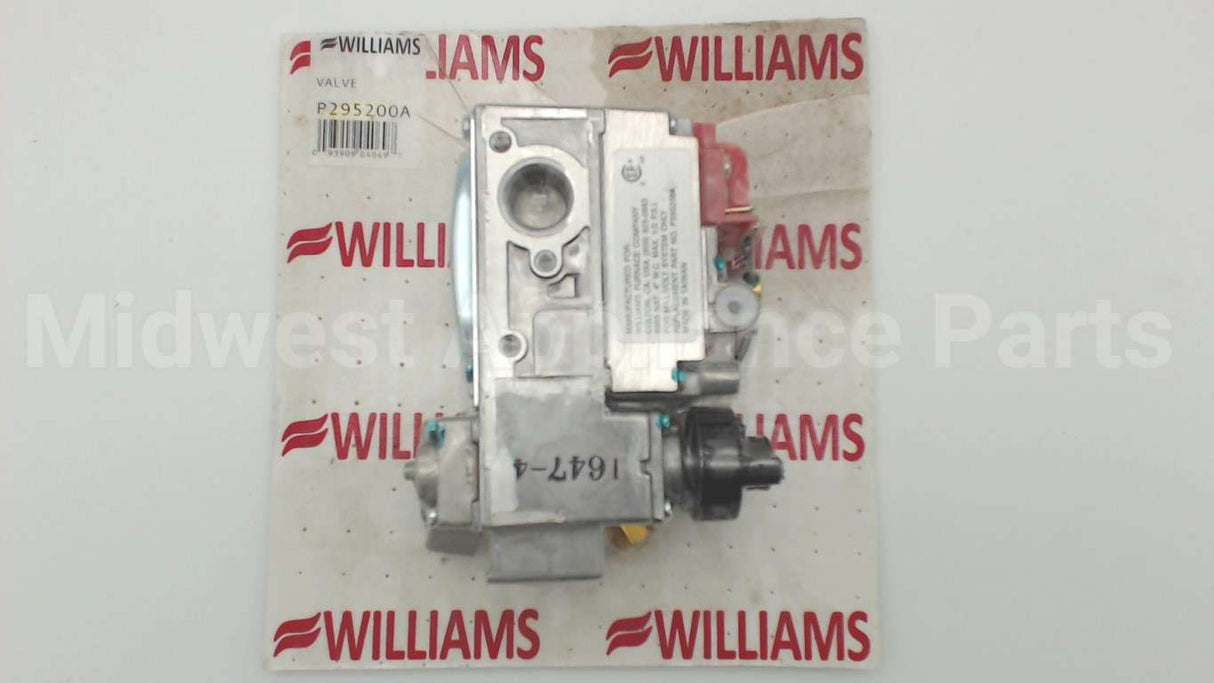 P295200A Williams Comfort Products 4" Wc Nat 1/2" Gas Valve
