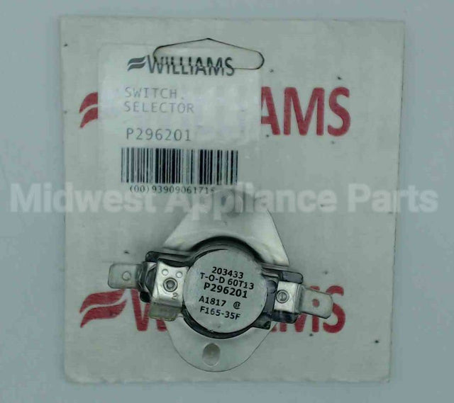 P296201 Williams Comfort Products 165F 35F Dif Switch