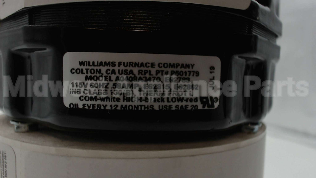 P501779 Williams Comfort Products 115V Blower Motor