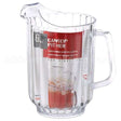 P600CW-135 Compatible Cambro Pitcher 60 Oz Plst-135 Fluted/Clear