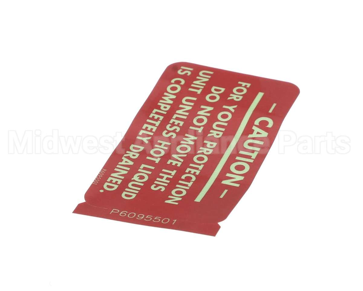 P6095501 Pitco Caution Sticker