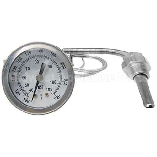 P65-1135 Compatible Stero Thermometer2", 100-220-F, U-Clamp